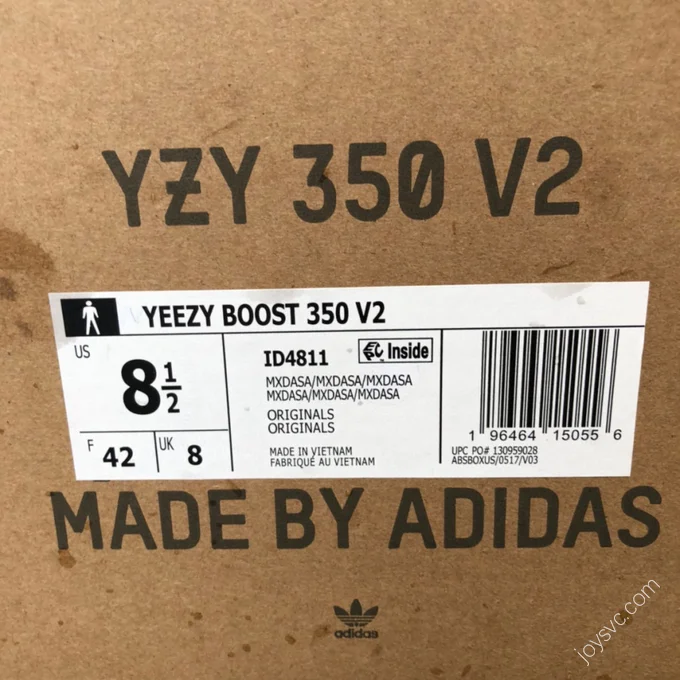 Adidas Yeezy Boost 350 V2 Black Grey Orange ID4811