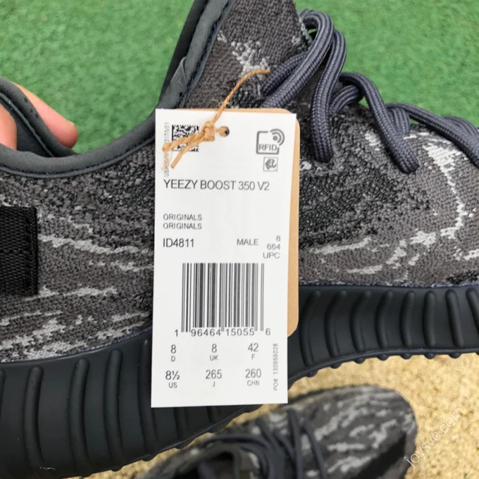 Adidas Yeezy Boost 350 V2 Black Grey Orange ID4811