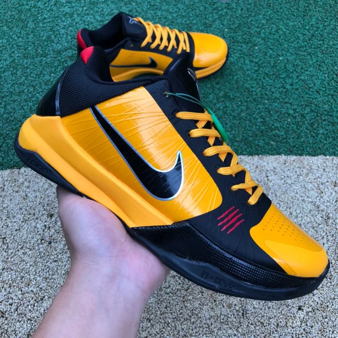 Nike Kobe 5 Yellow Black CD4991-101-700