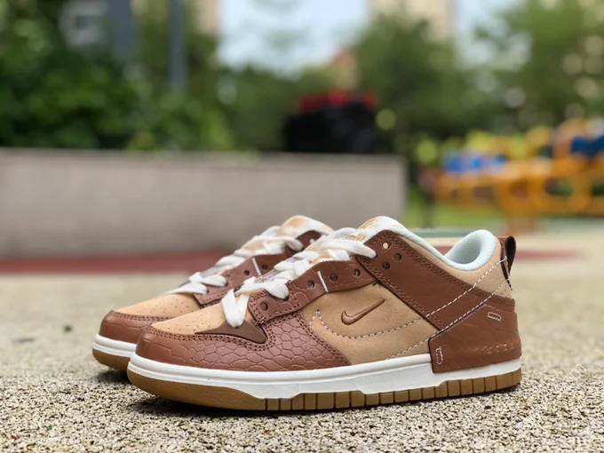 Nike Dunk Low Disrupt 2 SE Brown Crocodile DV1026-215