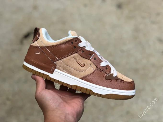 Nike Dunk Low Disrupt 2 SE Brown Crocodile DV1026-215