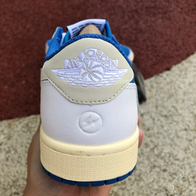 Travis Scott x Air Jordan 1 Low White Blue DQ4277-212