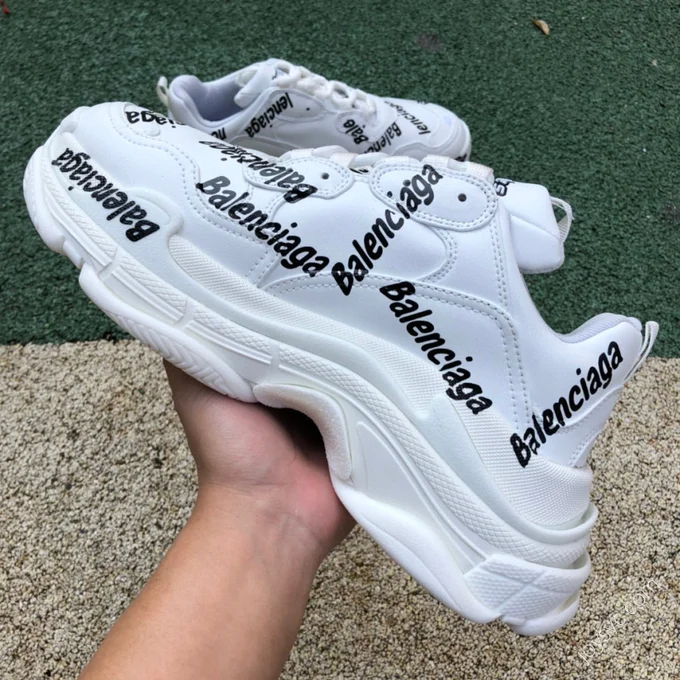 Balenciaga Triple S White