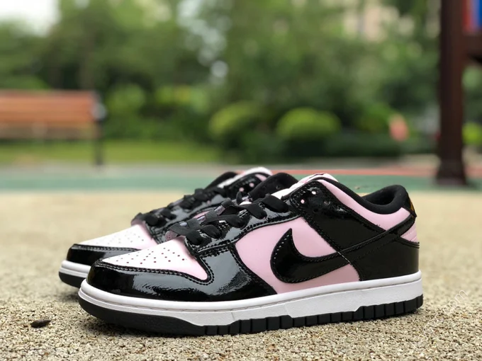 Nike Dunk Low Black Pink Patent DJ9955-600