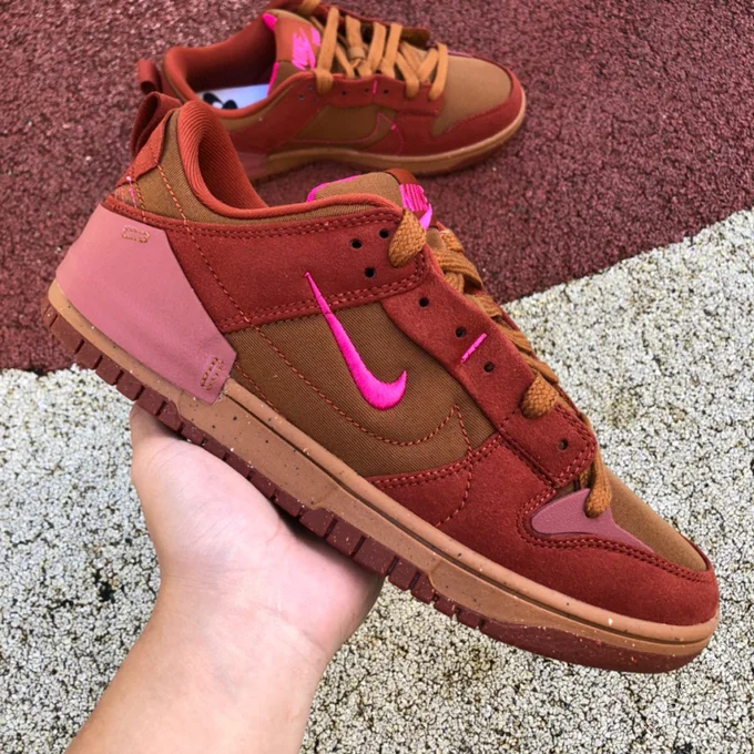 Nike Dunk Low Disrupt 2 Brown Red DH4402-200