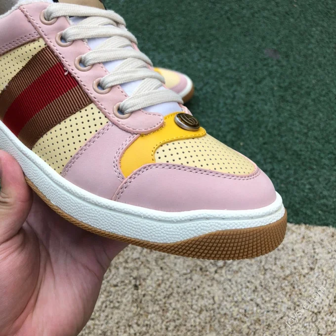 Gucci Screener Yellow Pink