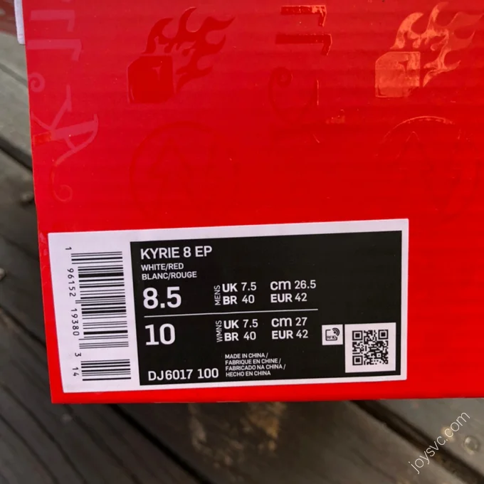 Nike Kyrie EP 8 Red White dj6017-001