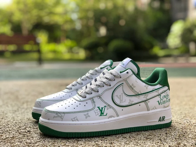 Nike Air Force 1 Low '07 White/Green LV Logo BS8805-603