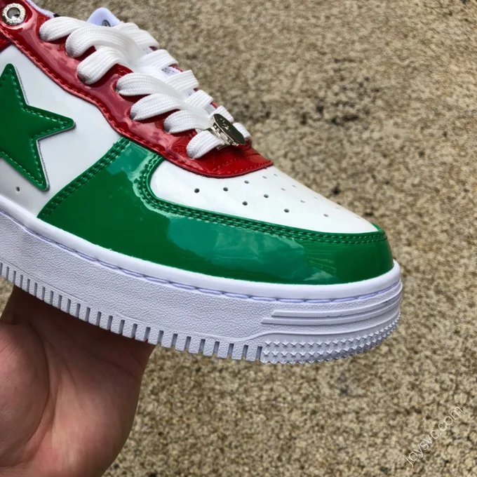 BAPE STA SK8 Green Red White