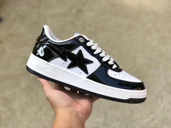 BAPE STA SK8 Black White