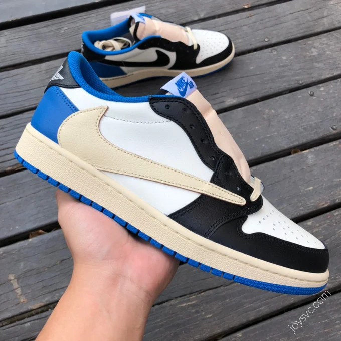 Air Jordan 1 Low Lightning White Blue DM7866-140