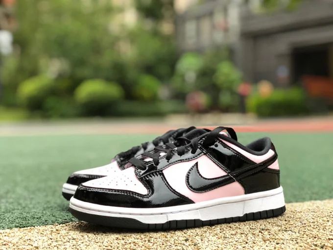 Nike Dunk Low ESS Black Pink Patent DJ9955-600