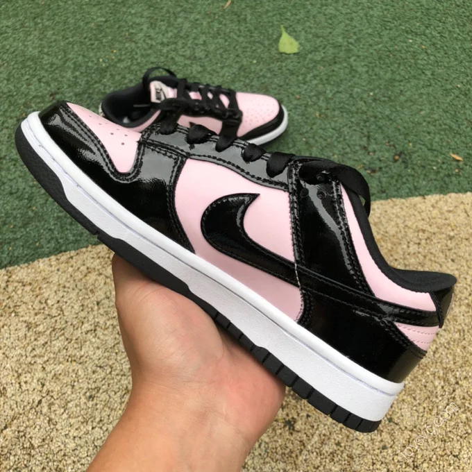 Nike Dunk Low ESS Black Pink Patent DJ9955-600