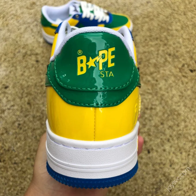 BAPE STA SK8 Yellow Green Blue