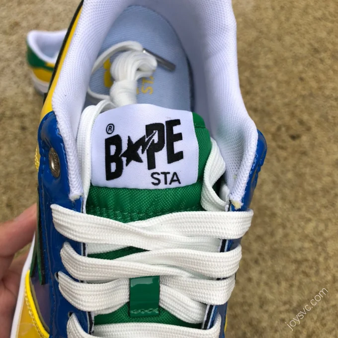 BAPE STA SK8 Yellow Green Blue