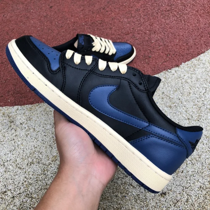 Travis Scott x Air Jordan 1 Low Black Blue DM7866-041