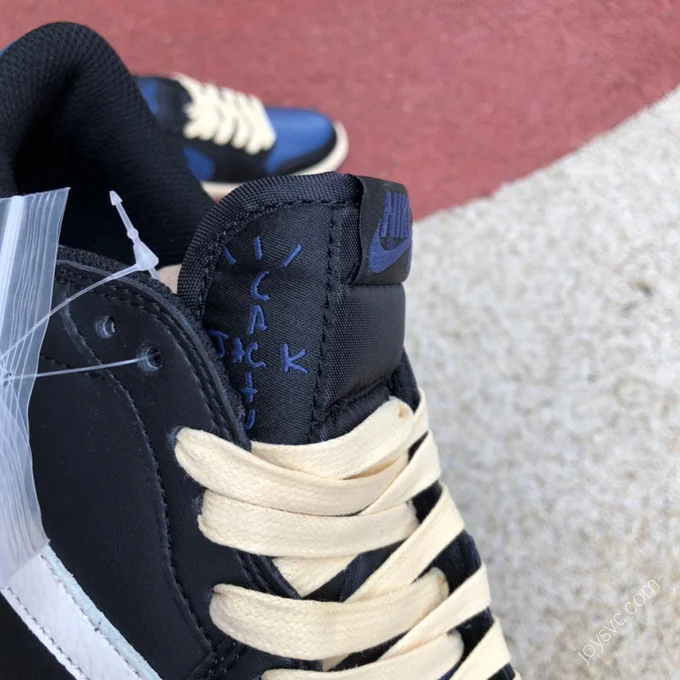 Travis Scott x Air Jordan 1 Low Black Blue DM7866-041