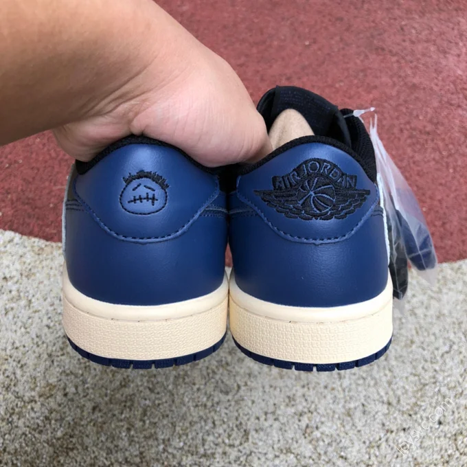 Travis Scott x Air Jordan 1 Low Black Blue DM7866-041