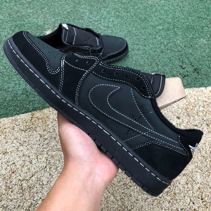 Travis Scott x Air Jordan 1 Low Black Soul DM7866-001