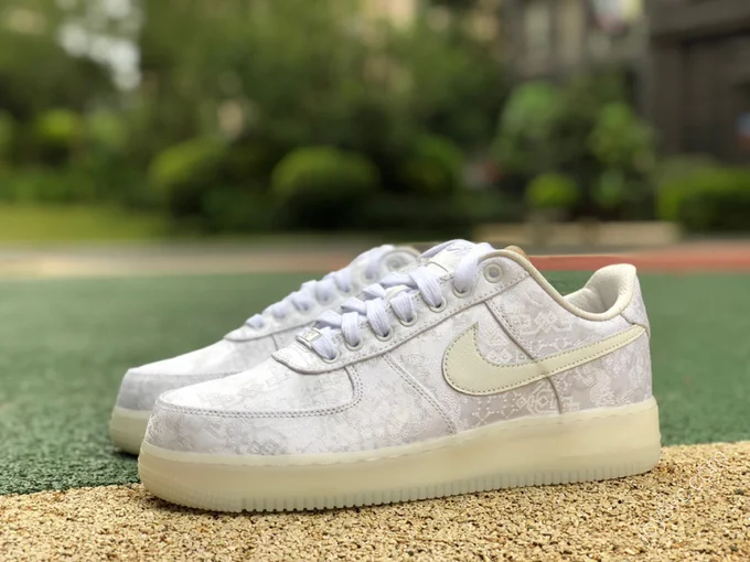 Clot x Nike Air Force 1 White Silk AO9286-100