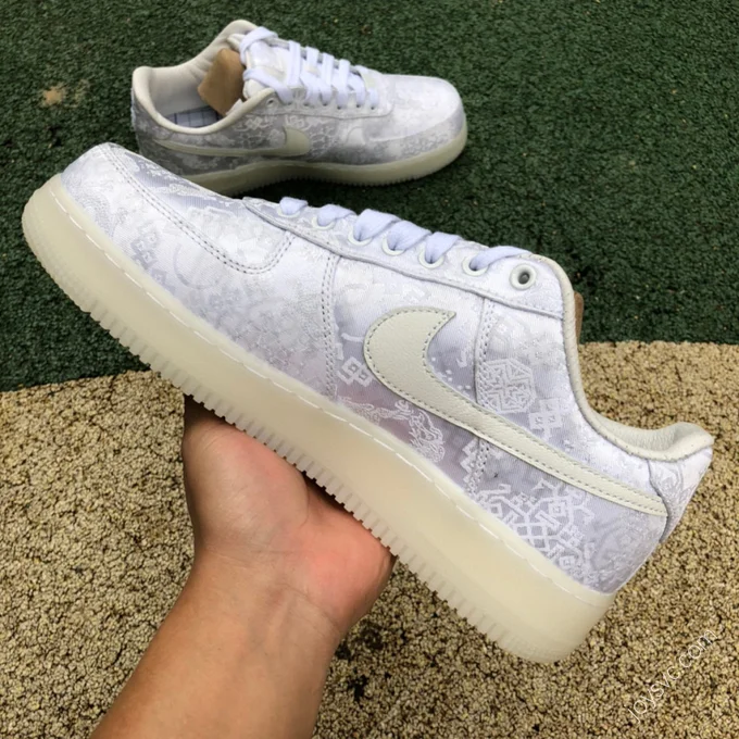 Clot x Nike Air Force 1 White Silk AO9286-100