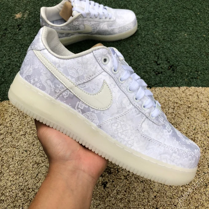 Clot x Nike Air Force 1 White Silk AO9286-100