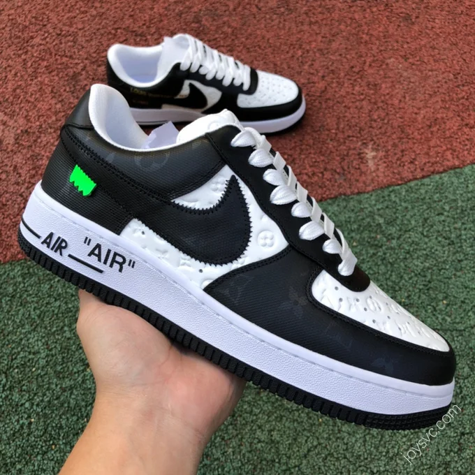 Louis Vuitton x Nike Air Force 1 Black White