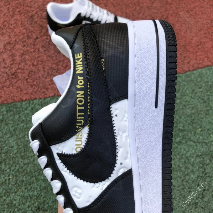 Louis Vuitton x Nike Air Force 1 Black White