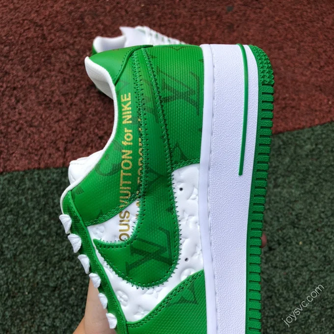 Louis Vuitton x Nike Air Force 1 Green White