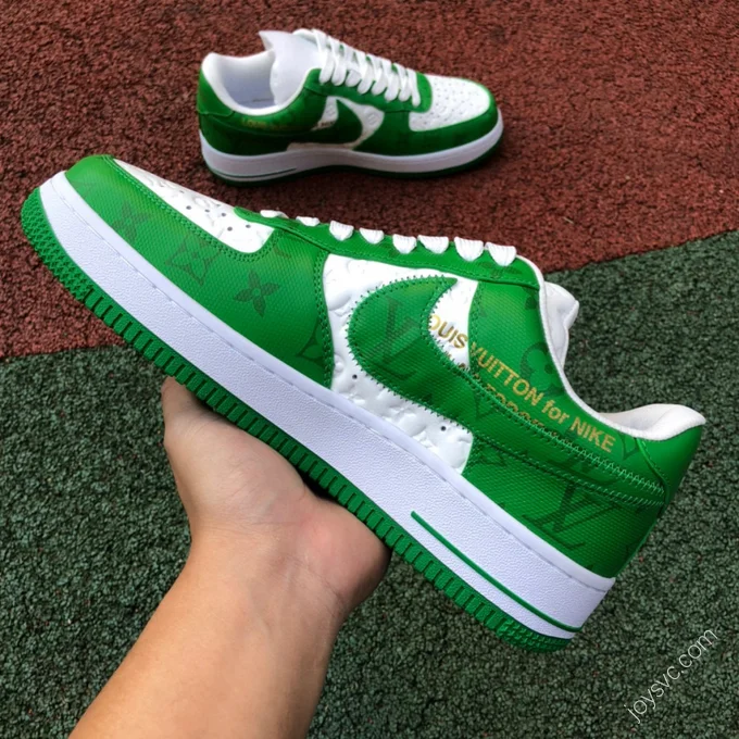 Louis Vuitton x Nike Air Force 1 Green White