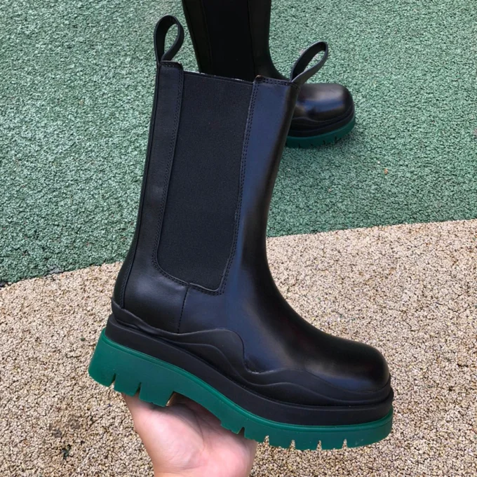 Bottega Veneta Boots Green Black