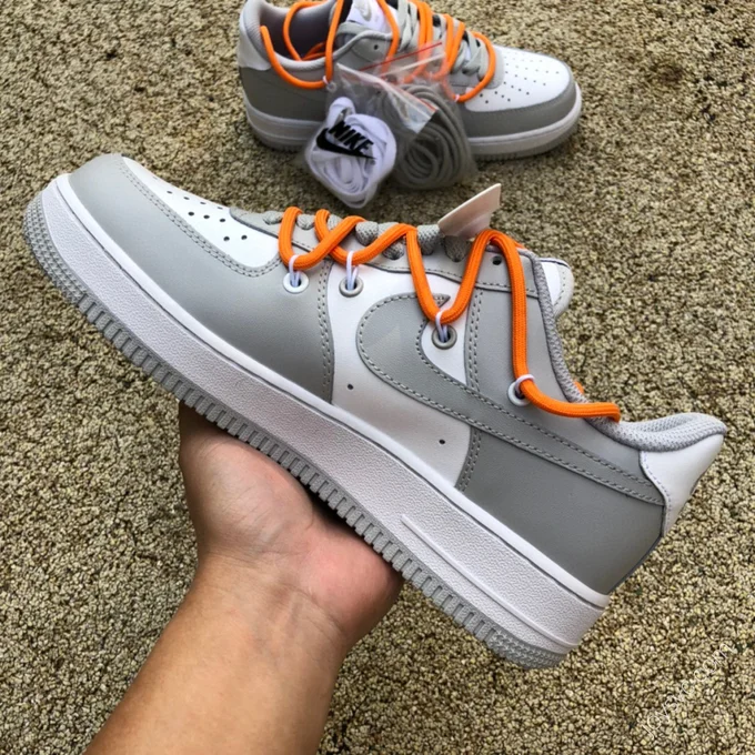 Nike Air Force 1 '07 SE White/Grey/Orange CV1724-107