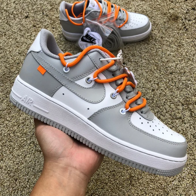 Nike Air Force 1 '07 SE White/Grey/Orange CV1724-107