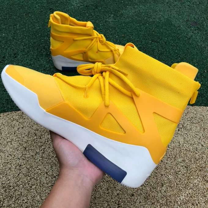 Nike x Fear of God 1 Yellow White AR4237-700