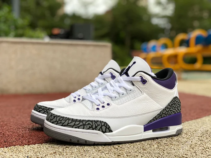 Air Jordan 3 Retro Dark Iris White Purple CT8532-105