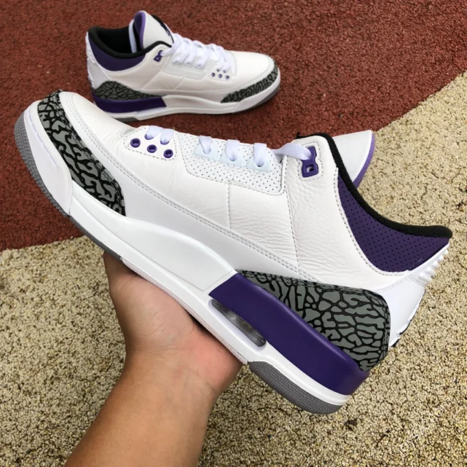 Air Jordan 3 Retro Dark Iris White Purple CT8532-105