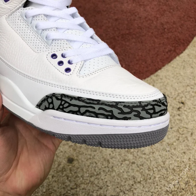 Air Jordan 3 Retro Dark Iris White Purple CT8532-105