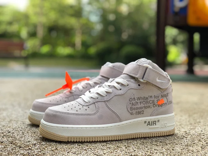 Nike Air Force 1 x Off-White Grey Suede CW2255-100