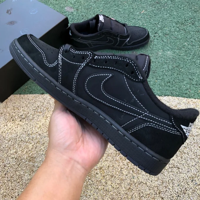 Travis Scott x Air Jordan 1 Low Black Phantom DM7