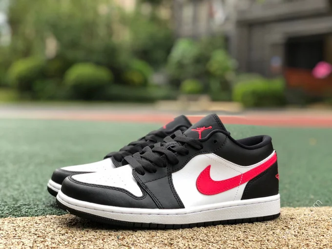 Air Jordan 1 Low Black Red DC0774-004