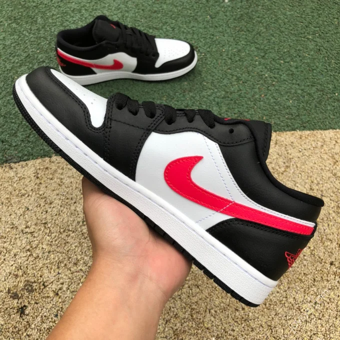 Air Jordan 1 Low Black Red DC0774-004