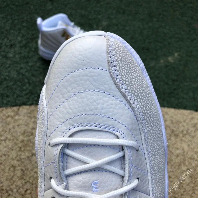 Air Jordan 12 OVO White Gold Sneakers 873864-102