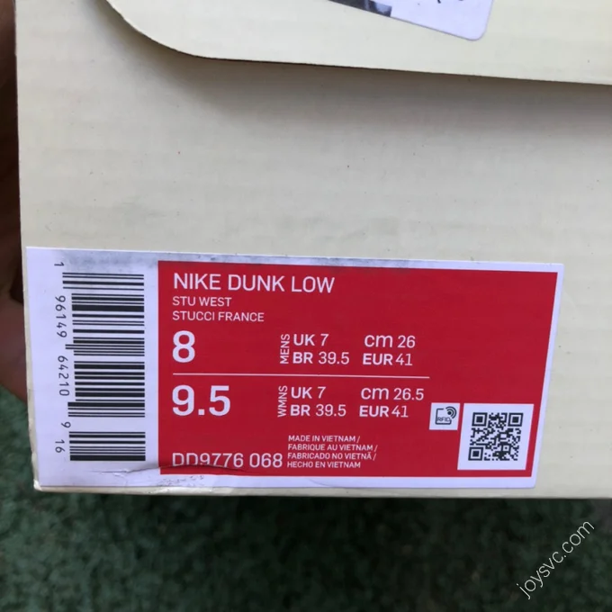 Stussy x Nike SB Dunk Low Beige DD9776-068