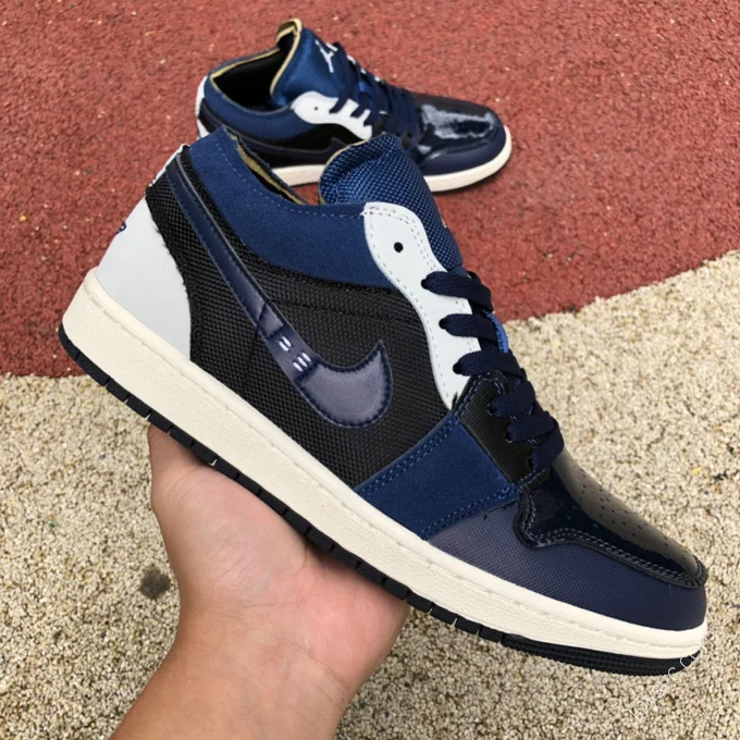 Air Jordan 1 Low SE Craft Obsidian Low-Top Sneaker DR8867-400