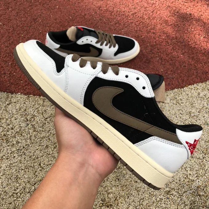 Travis Scott x Air Jordan 1 Low Black Mocha White CQ4277-990