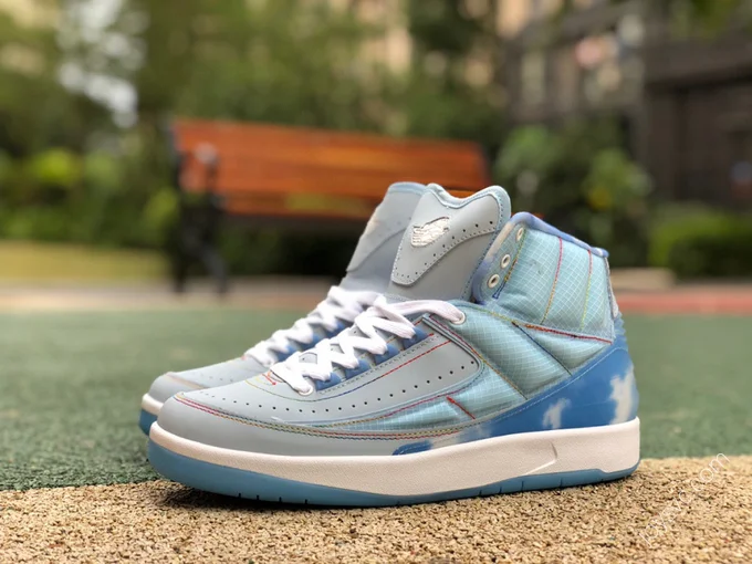 J Balvin x Air Jordan 2 Sky Blue Retro Basketball Shoe DQ7691-419