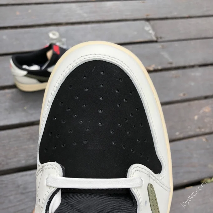 Travis Scott x Air Jordan 1 Low Olive Green T1 DZ4137-