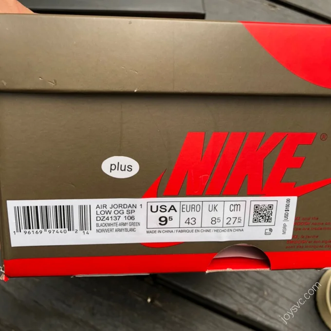 Travis Scott x Air Jordan 1 Low Olive Green T1 DZ4137-