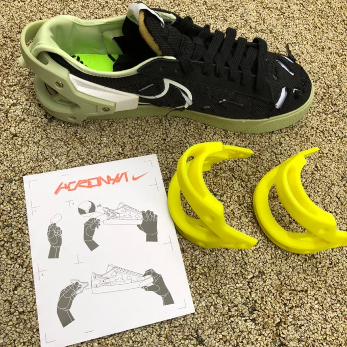 Acronym x Nike Blazer Low Green Black