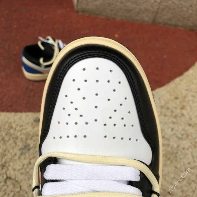 Air Jordan 1 Low Black Blue Sneakers 553560-062